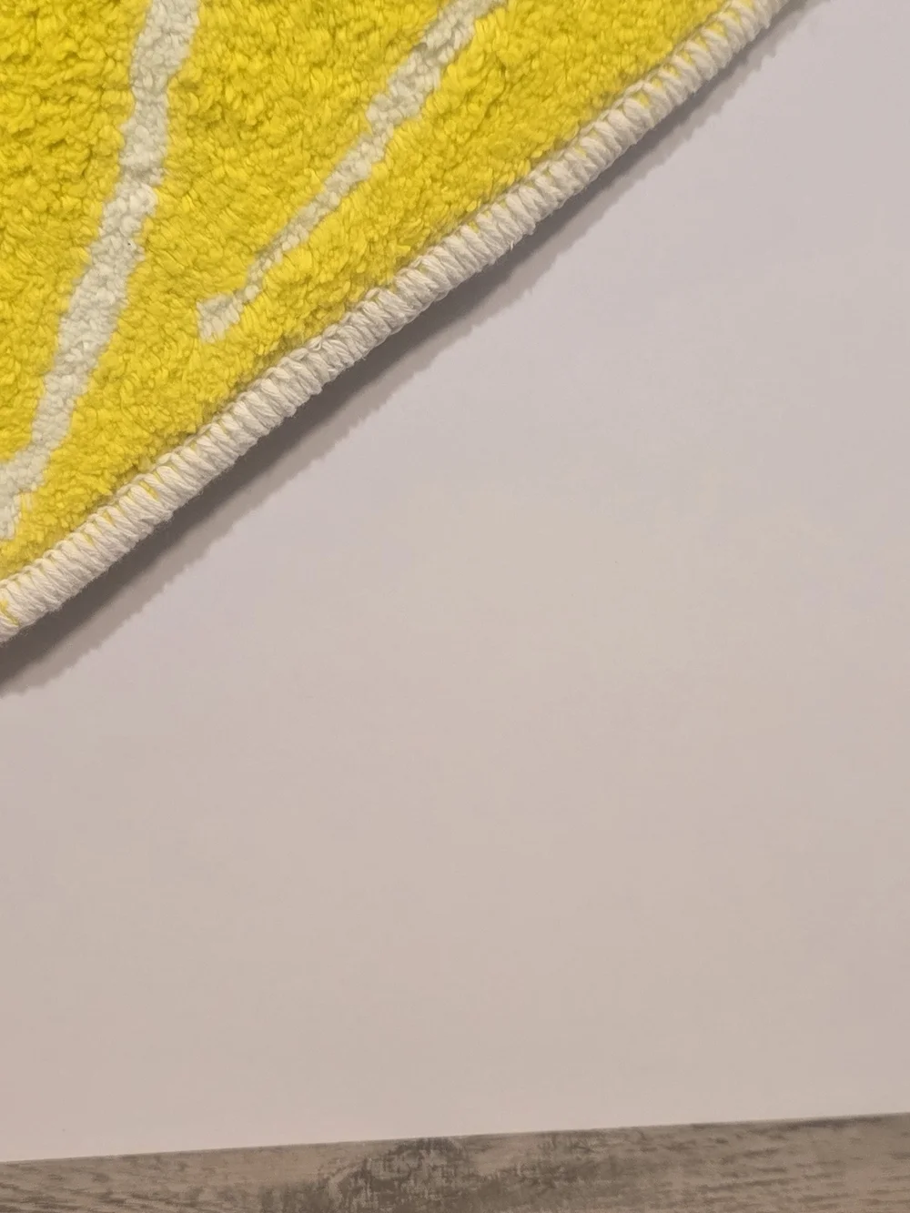 Room Essentials Yellow & Green Lemon-Shaped Bath Rug